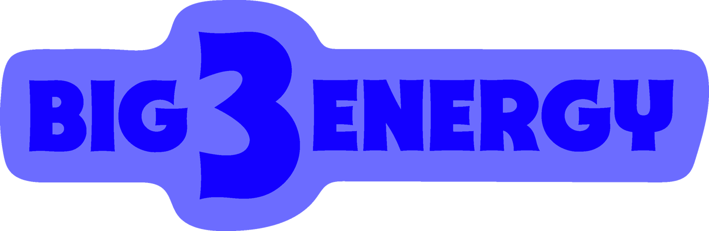 Big 3 Energy sticker
